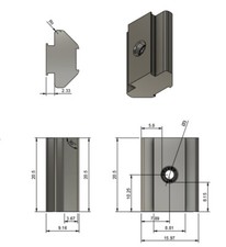 Nutensteine M3 für 30x30 Nut 8 Nutprofile 
