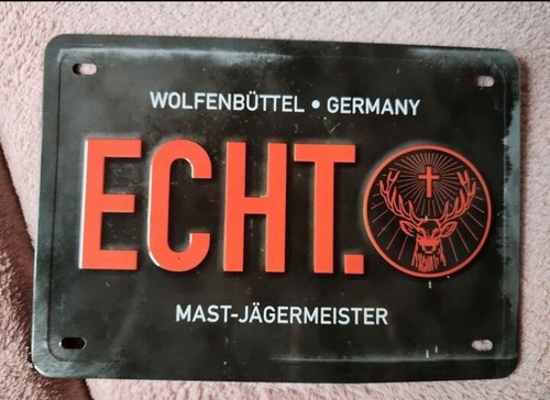 Jägermeister blechschild - jägermeister,