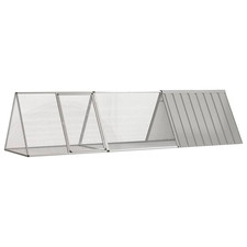 Kaninchenkäfig Grau 302,5 x