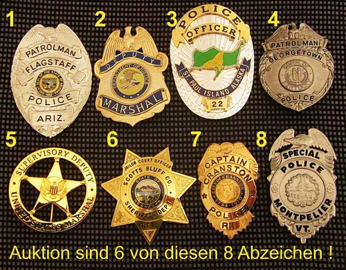 Obsolete police badges 6 - police,