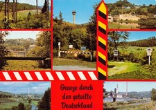 Postkarte Zonengrenze an der