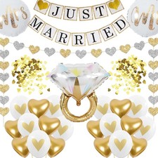 Just married luftballons - just,