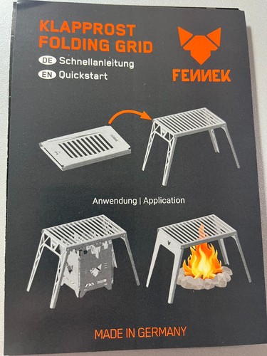 Fennek klapprost grill titan - klapprost/grill,