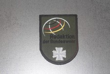 Bw Patch Redaktion der Bundeswehr RedBw mit Klettrückseite - selten!