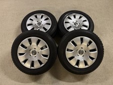 Original 16 Zoll Audi A4 Stahlfelgen Winterräder Dunlop 205 60 R16 92H M+S