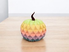 LED Teelichthalter  " Kürbis