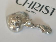 Kronen  Herz mit Perle &