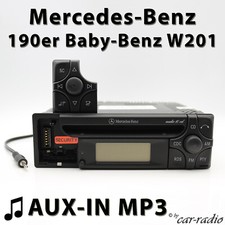 Mercedes Audio 10 CD MF2199 AUX-IN MP3 190er Radio Baby Benz W201 Autoradio