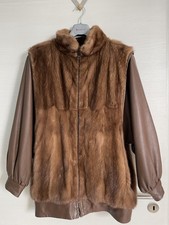 Vesterling Damen Felljacke Nerz, Leder Gr.42