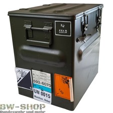 ORIGINAL SCHWEIZER ARMEE MUNITIONSKISTE NEBELPATRONE 51 METALL ARMY AMMO BOX