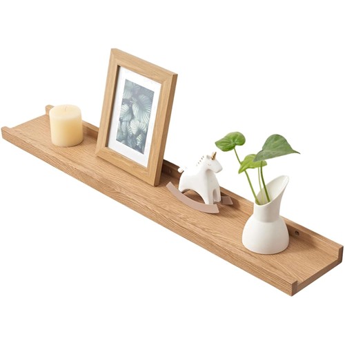 Wandregal holz 120cm eiche - 120cm,