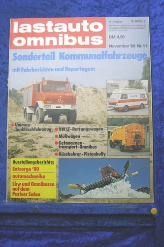 Lastauto omnibus vw - lastauto, 11/80