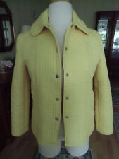 Hübsche gelbe  Jacke  Steppjacke Druckknöpfe Gr. 38  Neu warm
