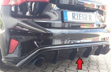Rieger Heckeinsatz Diffusor passt bei Ford Focus ST MK4 DEH 00088216 bis 115mm 
