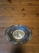 Silberanbietschale Anbietschale  Schale Antikanbietschale nicht gepunzt
