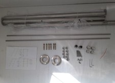 Treppengeländer Edelstahl mit 2 Querstreben Länge 100cm