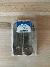 HSI Schrankrohrlager Kleiderstange Kleiderstangenlager oval 30x15mm vernickelt N