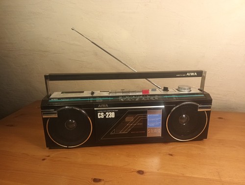 Radio vintage boombox aiwa - vintage,