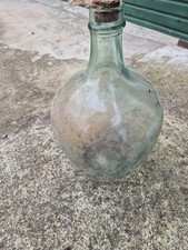 ca 10 Liter Glasballon Weinballon Gär Ballon Aufgesetzter Schnaps brennen gebr.
