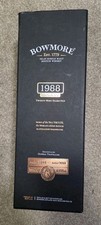 Bowmore 1988 leere Whisky Box 