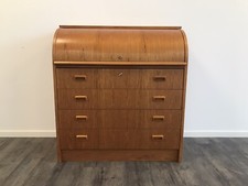 Schwedischer Teak Sekretär Schreibtisch 50er 60er vintage sideboard Ostergaard