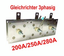 Gleichrichter 200a 250a - gleichrichter, 200a/