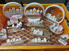 Gips Deko Home Zu Hause Dekoration Mitgebsel Keraflott Kiste voll Handmade