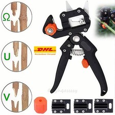 Ratschenschere Pfropfschere Obstbaum Veredelungsschere Obstbäume Garten-schere