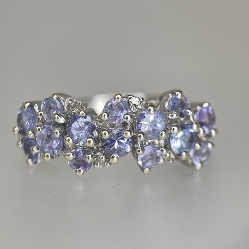 Vintage 9ct weißgold iolith - 9ct,