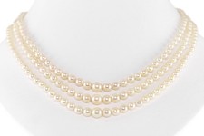 Perlenkette dreireihig 270