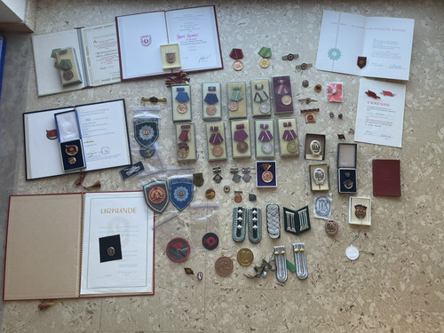 Großes ddr militaria konvolut - großes,