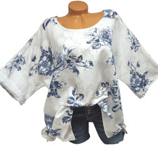 Damen Shirt  Bluse Blumen