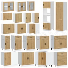 Porto Line - Artisan Eiche Küchenschrank Küchenzeile Unterschrank Einbauküche