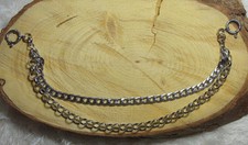 Charivari Charivarikette Schwere Uhrenkette doppel Karabiner Fest