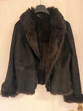 Echtfell Damenleder -Kurzjacke   von Stefanel Größe L