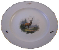 Antique Meissen Porcelain Stag