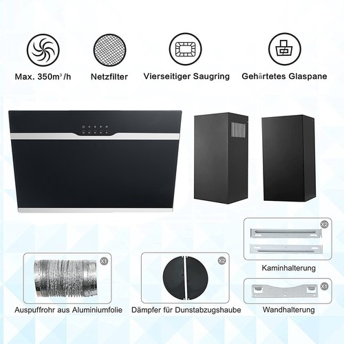 60cm küche wandhaube schwarz - küche,