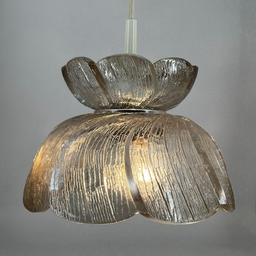 Vintage eisglas hängelampe - eisglas,