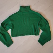 Grüner Crop Top Bauchfrei