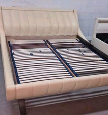 Designer Lederbett – 2 x 90