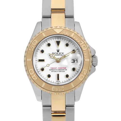 Rolex yacht master - yacht, weiß
