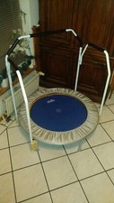 Trimilin Vario Trampolin + Haltegriffe Klappbeine Ø ca 100 cm Fitness Orthopädie