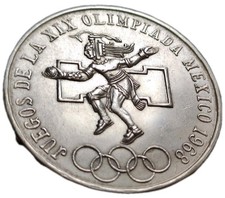 Mexico 25 Pesos Silber 1968