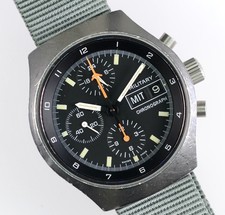 Sinn Military Uhr Chronograph Lemania 5100 vintage Natostrap 40mm Herren