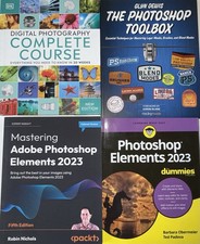 4 Photoshop Books Set 2023