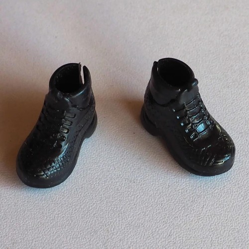 Puppe schuhe schwarz high - puppe, high-top
