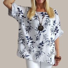 ITALY - Sommer Tunika Bluse