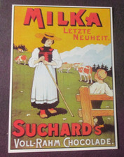 AK   Reklame,  Milka Suchard