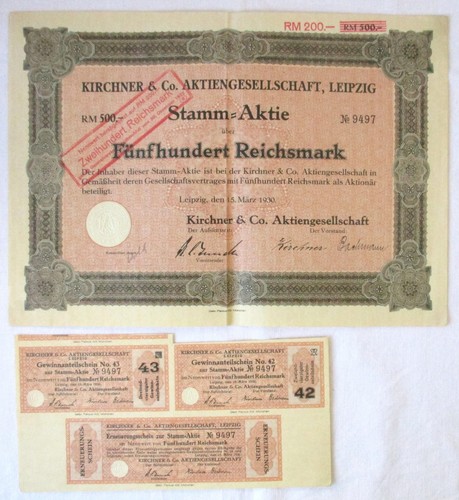 500 reichsmark aktie - reichsmark,