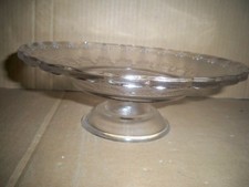 Glas Tortenplatte  auf Fuß